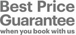 Best Price Guarantee When you book with us